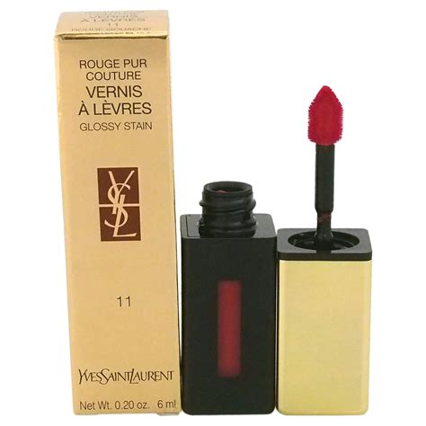 ysl 11 rouge gouache|ysl pur couture lacquer.